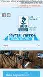 Mobile Screenshot of crystalcreekvet.com